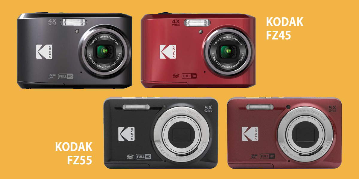 コダック コンパクトデジタルカメラ FZ55RD レッド